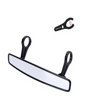 Rétroviseur intérieur grand angle FLYQUICK pour buggies de plage, VTT/UTV, véhicules tout-terrain, en PP et fer, fabriqué en Chine