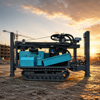Foreuse rotative portable Feiyang pour l'échantillonnage de roches et la construction de puits d'eau, avec moteur diesel-pneumatique