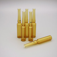 Ampoules en verre ambré transparent de 1 ml, 2 ml, 3 ml, 5 ml, 10 ml, 20 ml pour injection
