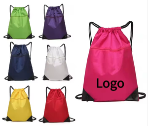 OEM Custom Color Oxford Fabric Fashion <b>Ladies</b> <b>Backpack</b> Portable Drawstring Shopping Pouch - Product Image 1