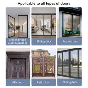 قفل ذكي DQ02 من تويا مقاوم للماء من الجانبين، مصنوع من سبائك الألومنيوم، يفتح بالبصمة وكلمة المرور والبطاقة للأبواب المنزلقة الخارجية - Product Image 6