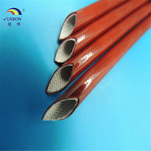 Gaine isolante <span class=keywords><strong>électrique</strong></span> générale en fibre de verre tressée avec revêtement extérieur en silicone, <span class=keywords><strong>prix</strong></span> usine - Product Image 1