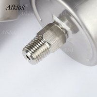 Manomètre hydraulique de haute précision pour la mesure de la pression, avec raccord inférieur NPT BSP