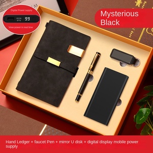 2024 ans Nouvelles idées de produits Ensemble de cadeaux d'affaires 4-en-1 Stylo <span class=keywords><strong>pour</strong></span> ordinateur portable Disque USB Promotionnel Banque d'alimentation Ensemble de cadeaux <span class=keywords><strong>Idée</strong></span> de création d'entreprise - Product Image 2