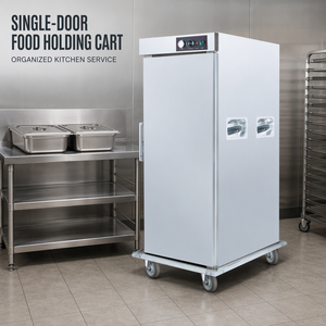 Armoire chauffante professionnelle à porte simple 220V 2.62kW, chariot chauffant 11 niveaux pour aliments, idéal pour hôtels, restaurants et cuisines de traiteur - Product Image 5