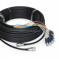 DB25-Stecker auf XLR-Stecker Optisches Glasfaserkabel TLM9 Professionelles Tragbares Nicht-Abschirmendes Kabel