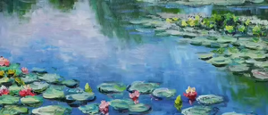 Dafen pintura al óleo pueblo reproducción de alta calidad de lirio de agua de <span class=keywords><strong>Van</strong></span> <span class=keywords><strong>Gogh</strong></span> pintura al óleo hecha a mano - Product Image 4