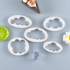 Moule à biscuits 3D en forme de <span class=keywords><strong>nuage</strong></span>, outils de décoration, art sucre, Fondant pelucheux, 1 à 5 pièces - Product Image 4