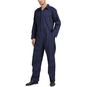 2024 khả năng hiển thị cao làm việc mặc Coverall chống tĩnh Polyester đồng phục làm việc quần áo - Product Image 5