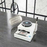 Machine à embosser manuelle pour plaques d'identification et cartes d'identité en aluminium, nouvelle presse à chaud en acier inoxydable