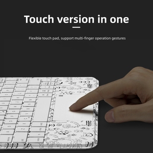 Bàn phím máy tính bảng Doodle cá tính với từ tính cho <span class=keywords><strong>iPad</strong></span> Pro 11 <span class=keywords><strong>iPad</strong></span> Air 5/4 phổ biến cảm ứng nhanh với bàn phím số - Product Image 5