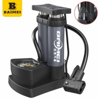 Pompe à pied portable en acier pour vélo, mini-pompe à main avec adaptateur de valve pour pompe de sol, modèle 2026, offre spéciale