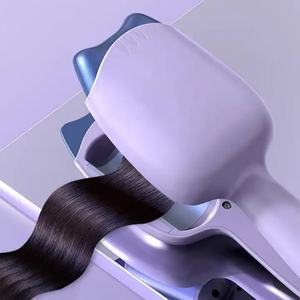 Rizador de Pelo de Cerámica Rosa Púrpura Wave 2024, Temperatura Ajustable, Iones Negativos, Herramienta de Peinado de Nueva Generación, Rizador de 32 mm - Product Image 6