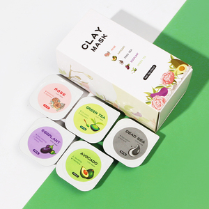 Label Pribadi Pembersih Organik Pelembab Teh Hijau Tanah Liat Masker Lumpur Wajah Kontrol Minyak Masker Tanah Liat Wajah Kapsul - Product Image 3