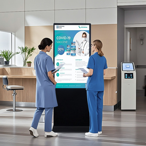 Écran publicitaire sur pied pour hôpital 4K de 32, 43, 50, 55, 65, 75, 86, 98 pouces, afficheur LCD Guangdong - Product Image 1