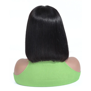 Perruque <span class=keywords><strong>Bob</strong></span> Cheveux Remy Raides Vierges Raides Doublement Dessiné 13x4 Lace Front avec Dentelle Transparente Perruques <span class=keywords><strong>de</strong></span> Cheveux Humains Usine - Product Image 4