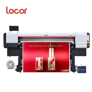 LOCOR 6feet digital I3200U1 head roll to roll uv inkjet printer label stickers logo printing machine