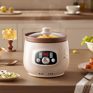 Olla de cocción lenta eléctrica Bear de 2L multifunción para comida de bebé, papillas y sopas - Product Image 1