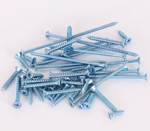 LeGood self tapping phillips <b>flat</b> head <b>screw</b> zinc plated carbon steel #8 thread 5/8inch - Product Image 4