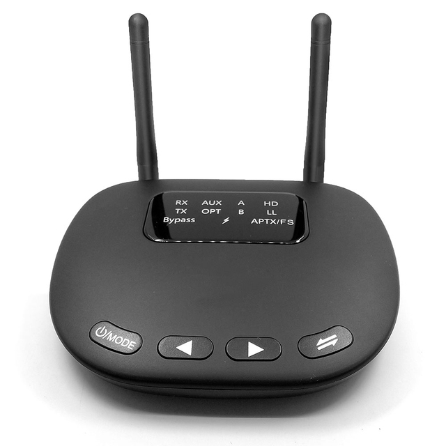 B28 Low Latency HD TV Car PC Wireless Bypass Bluetooth 5.0 Audio Transmitter and Receiver