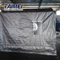 6 * 8FT expédition directement en stock abri de voiture en métal robuste avec garage extérieur en acier galvanisé
