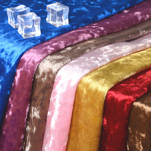 Gold Diamond Glossy Velvet Fabric Thickened Elastic Knitted Clothing Sofa Pillow DIY <strong>Material</strong> Includes Diamond Velvet Elastic - Product Image 1