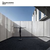 Buildgres Travertin Look Pavé Pierre Carrelage Épais Jardin Allée Cour Garage Extérieur Antidérapant 20mm Carrelage Complet