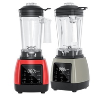 Mixeur Blender Haute Puissance 110 V 220 V, Machine à Broyer les Murs, Panneau de Commande Tactile Numérique