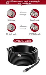 Lmr240 50ohm RF cáp đồng trục <span class=keywords><strong>SMA</strong></span> Nam Nữ thấp hơn mất cáp lmr400 lmr200 lmr195 lmr300 lmr600 lmr loạt Pigtail tùy chỉnh - Product Image 5
