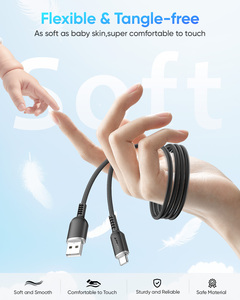 Cable de Carga Rápida Tipo C SUNGUY, Cable de Datos USB C de Silicona para Teléfono Móvil, Uso en Automóvil - Product Image 4