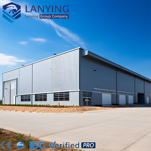 Entrepôt préfabriqué économique en structure métallique préfabriquée, bâtiment de stockage à bas <span class=keywords><strong>prix</strong></span>, atelier préfabriqué - Product Image 3