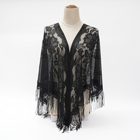 Châle carré en dentelle Bawal pour femme, en polyester, protection solaire, accessoire pour le quotidien, les voyages et les fêtes