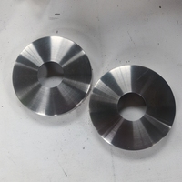 Moderne Edelstahl 304 Gewölbte Flanschabdeckung 105 für 33mm Pfosten Balustrade Treppengeländer Satiniert Ausgeführt Rostfrei