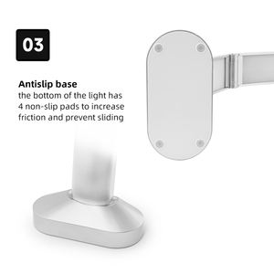 48w Led Moon Light Stand Boden Tisch lampe Günstige Beauty Half Moon Nagel lampe für Make-up Tattoo Künstler Bar Wimpern - Product Image 6