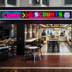 16*192 <span class=keywords><strong>LED</strong></span> Programmable Devil's Eye Light pour Camion USB Alimentation Centre Commercial Fonction D'affichage - Product Image 3