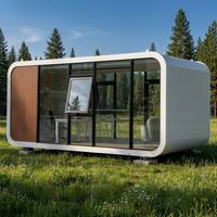 Toutes saisons, imperméable et coupe-vent, maison modulaire préfabriquée facile à installer, maisonnette portable pour le camping et les hôtels