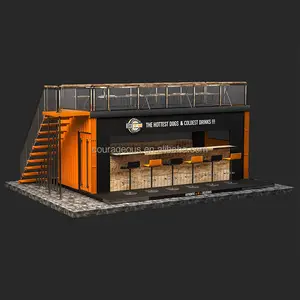 20ft Prefab Koffie Kiosk Verzending Container Cafe Container Snack Bar Koffie Container Bar Koffie