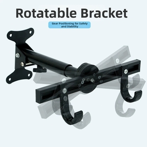 Soporte de pared ajustable para bicicletas, gancho para colgar bicicletas de montaña y carretera, exhibidor para remolques de bicicletas. - Product Image 2