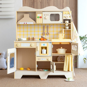 Children's <strong>Kitchen</strong> <strong>Toy</strong> Sound Light Water Play Wooden Cooking Tools Simulation <strong>Small</strong> Kitchenware 3-6 Years Old Kindergarten China - Product Image 4