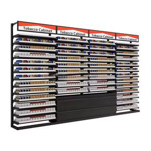 Tùy Chỉnh Trọng Lượng Nhẹ Duy Nhất Hai Mặt Kim Loại Thuốc Lá Cửa Hàng Hiển Thị Đứng Di Động Push-Kéo Thuốc Lá Hiển Thị Đứng - Product Image 1