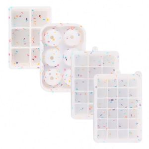Moldes de silicona para cubitos de hielo, esferas para whisky, con tapas y moldes cuadrados grandes para cócteles - Product Image 5