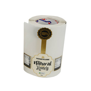 Tùy chỉnh không thấm nước tự dính in ấn mật ong mứt nhãn Làm xáo trộn bằng chứng con dấu nhãn dán cho các sản phẩm thực phẩm chai Jar - Product Image 3