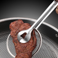 2 1 accessoires de cuisine multifonctionnels en acier inoxydable filtres à huile de friture pinces ensembles d'outils de cuisson sûrs pour la cuisine domestique poisson