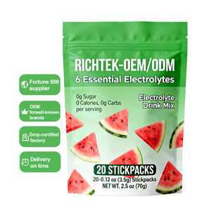 Paquetes de polvo de hidratación de electrolitos sin azúcar <span class=keywords><strong>Keto</strong></span> con logotipo personalizado de fábrica OEM - Product Image 1