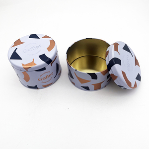 Boîte en fer blanc ronde personnalisée avec impression offset pour chocolats et thés, et logo sur mesure - Product Image 3