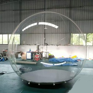 이글루 1.8m/2m/4m 눈싸움 풍선 스노우 글로브 버블 텐트 팽창 된 스노우 글로브 사진 부스 판매 투명 - Product Image 2