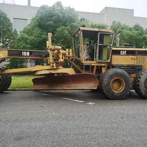 CAT 16H Wheel Grader 2023 Model Cummins Engine PLC <b>Controlled</b> Yellow Road Construction Equipment - Product Image 1