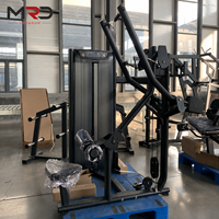 Machine de tirage vertical (Lat Pulldown) professionnelle à résistance sélectionnable pour l'entraînement du dos en salle de sport et club de fitness