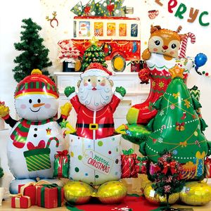 Ballon de <span class=keywords><strong>Noël</strong></span> gonflable de 120 cm <span class=keywords><strong>avec</strong></span> <span class=keywords><strong>Père</strong></span> <span class=keywords><strong>Noël</strong></span>, décoration de fête en feuille pour les fêtes et les cadeaux promotionnels - Product Image 3