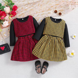 Fall Boutique 2 3 4 5 6 anni di età per bambini indossare tuta per neonati all'ingrosso per bambine set di abbigliamento per bambine - Product Image 1